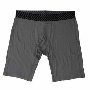 Tommy John Men's Cotton Stretch Boxer Briefs 6" Gray  Size S